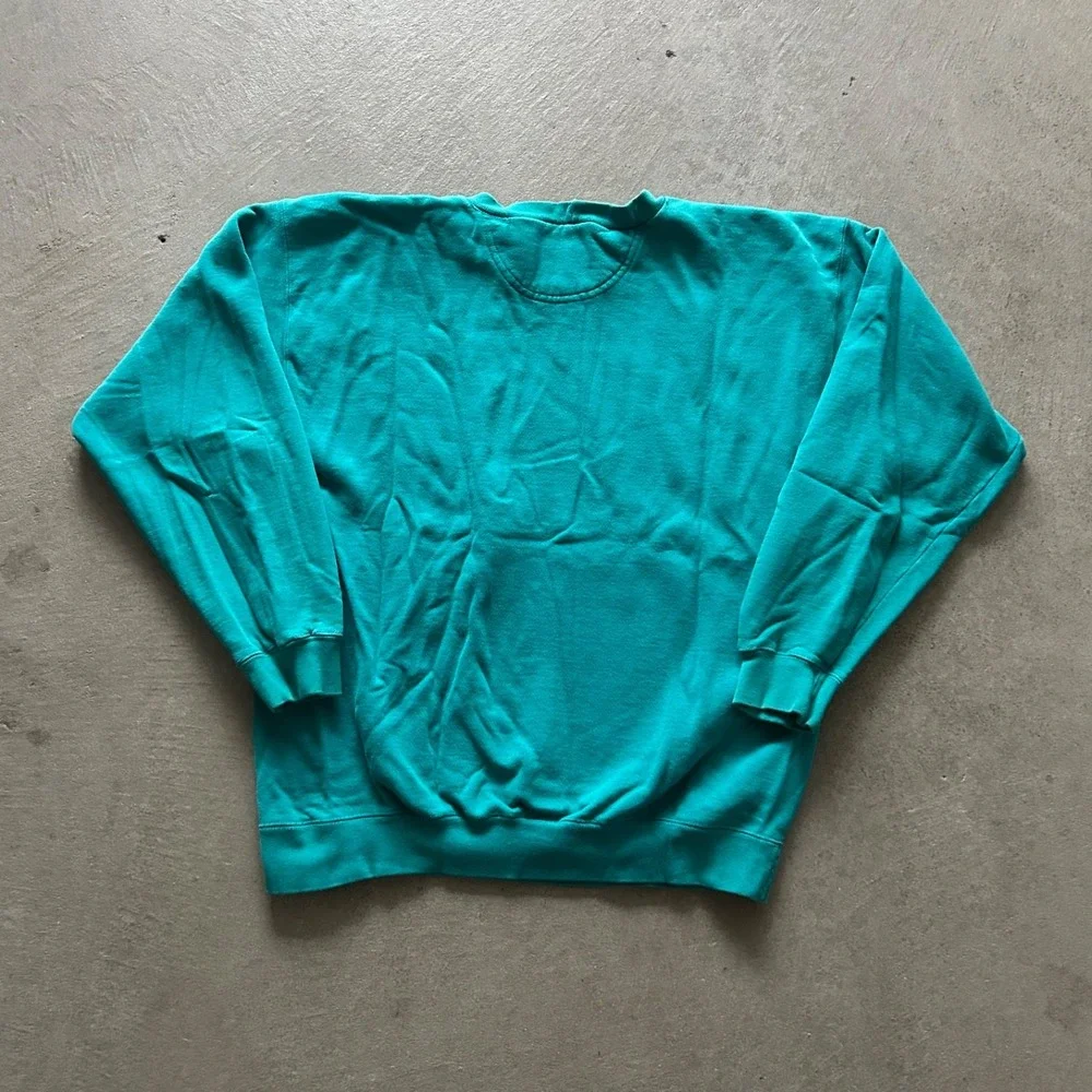 Vintage‎ 90s Levis Strauss Sweatshirt Size Large Green Blank Crewneck